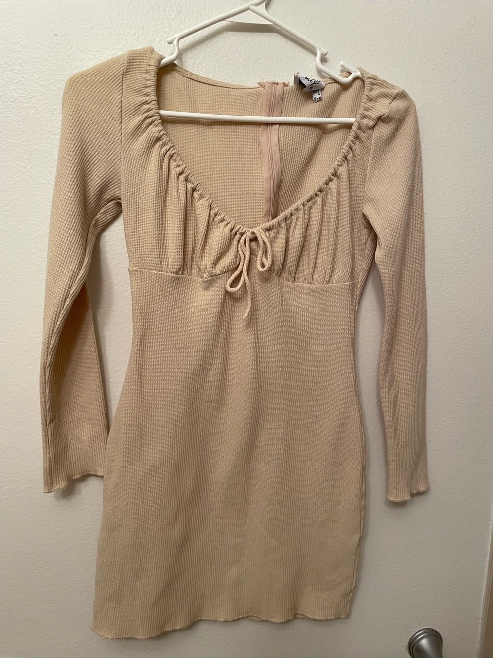 Princess Polly Beige Mini Dress Size 4
